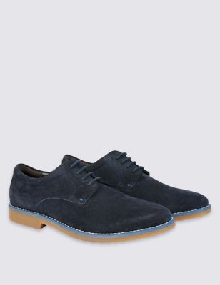 Kid&#39;s Leather Derby Lace-up Shoes